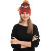 imageJOYIN 2 PCS Thanksgiving Pom Poms Beanie Hats Turkey Trots Thanksgiving Role Play Cosplay Party Supplies Accessories Costume Hats Brown