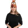imageJOYIN 2 PCS Thanksgiving Pom Poms Beanie Hats Turkey Trots Thanksgiving Role Play Cosplay Party Supplies Accessories Costume Hats Brown