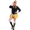 imageJOYIN 2 PCS Thanksgiving Pom Poms Beanie Hats Turkey Trots Thanksgiving Role Play Cosplay Party Supplies Accessories Costume Hats Brown