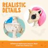 imageJOYIN 2 PCS Unicorn Skeleton Halloween Decoration 45 Inch Mini Animal Skeleton for Haunted House Desktop Indoor Outdoor Graveyard Decorations Halloween Party Prop Party Trick or Treat Decor
