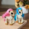 imageJOYIN 2 PCS Unicorn Skeleton Halloween Decoration 45 Inch Mini Animal Skeleton for Haunted House Desktop Indoor Outdoor Graveyard Decorations Halloween Party Prop Party Trick or Treat Decor