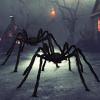 imageJOYIN 2 Pack 5 Ft Halloween Outdoor Decorations Hairy Black Spider Scary Giant Spider Fake Large Haunted House Props Halloween Yard Lawn Decorations Party Indoor DecorBlack