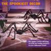 imageJOYIN 2 Pack 5 Ft Halloween Outdoor Decorations Hairy Black Spider Scary Giant Spider Fake Large Haunted House Props Halloween Yard Lawn Decorations Party Indoor DecorBlack