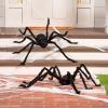 imageJOYIN 2 Pack 5 Ft Halloween Outdoor Decorations Hairy Black Spider Scary Giant Spider Fake Large Haunted House Props Halloween Yard Lawn Decorations Party Indoor DecorBlack