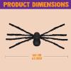 imageJOYIN 2 Pack 5 Ft Halloween Outdoor Decorations Hairy Black Spider Scary Giant Spider Fake Large Haunted House Props Halloween Yard Lawn Decorations Party Indoor DecorBlack