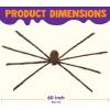 imageJOYIN 2 Pack 5 Ft Halloween Outdoor Decorations Hairy Black Spider Scary Giant Spider Fake Large Haunted House Props Halloween Yard Lawn Decorations Party Indoor DecorBrown