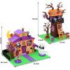 imageJOYIN 2 Pack Halloween Foam Craft Kit Party Favors for Kids 3D Tree House and Pumpkin Haunted House Halloween Art and Craft DIY Kits School Activities Game Party Decoration