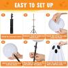 imageJOYIN 2 Packs 47 Halloween Decorations Outdoor Standing Ghost Light Up Spooky Ghost with Witch Hat ampamp Remote Control Glowing Halloween Decor for Yard Porch Lawn Garden Party Supplies Haunted HouseStanding Ghost