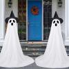 imageJOYIN 2 Packs 47 Halloween Decorations Outdoor Standing Ghost Light Up Spooky Ghost with Witch Hat ampamp Remote Control Glowing Halloween Decor for Yard Porch Lawn Garden Party Supplies Haunted HouseStanding Ghost with Hat