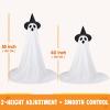 imageJOYIN 2 Packs 47 Halloween Decorations Outdoor Standing Ghost Light Up Spooky Ghost with Witch Hat ampamp Remote Control Glowing Halloween Decor for Yard Porch Lawn Garden Party Supplies Haunted HouseStanding Ghost with Hat