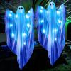imageJOYIN 2 Pcs 47 Halloween Hanging Light up Ghost with Blue LED Light Halloween Hanging Ghosts Decoration for Front Yard Patio Lawn Garden Party Decor Indoor Outdoor
