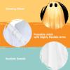 imageJOYIN 2 Pcs 47 Halloween Light up Hanging Ghost Decoration Outdoor with Warm LED Light Halloween Flying Hanging Ghosts for Haunted House Prop Front Yard Patio Party Decor Indoor OutdoorWarm White Ghosts