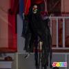 imageJOYIN 2 Pcs Halloween Hanging Swinging Ghosts Decorations Outdoor Halloween Scary Decor with Lighted Up Eyes Creepy Swinging Skeleton Flying Props for Yard Patio Lawn GardenSwinging Ghosts