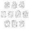 imageJOYIN 20 Pcs Makeaface Sticker Sheets Make Your Own Halloween Characters Mix and Match Sticker Sheets Bonus with Coloring Sheets 10 Scratch Cards 8 Sticker Sheets Halloween Party Favor Supplies