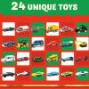 imageJOYIN 2024 Christmas Advent Calendar 24 Days Countdown Calendar Diecast Cars Set Christmas Vehicles Toys for Boys Kids Classroom Prizes Xmas Gift Xmas Party Favor Gifts Advent Calendar Kids