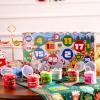 imageJOYIN 2025 Christmas Advent Calendar 24 Days Christmas Countdown Calendar Slime ampamp Charms Kit with Xmas Dessert Theme Accessories Xmas Party Favors Supplies Kids Fun Gifts for Boys Girls