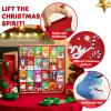 imageJOYIN 2025 Christmas Advent Calendar 24 Days Christmas Warm Cotton Socks for Adults Xmas Countdown Calendar with 20 Low Cut ampamp 4 Knee High Socks Xmas Accessories Party Favor Gifts