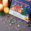 imageJOYIN 2025 Christmas Advent Calendar Bracelets 24 Days Christmas Countdown Calendar DIY Jewelry Bracelets Making Kit with Christmas Theme Character Charm Beads for Girls Xmas Party Favors Gifts Accessories Ages 14