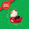 imageJOYIN 2025 Christmas Advent Calendar Ducks 24 Days Christmas Countdown Rubber Ducks for Boys Girls Toddlers Kids Xmas Party Favor Gifts Rubber Ducky Bath Toys Kids Xmas Fun Gifts