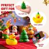 imageJOYIN 2025 Christmas Advent Calendar Ducks 24 Days Christmas Rubber Ducky Bath Toys Countdown Calendar Characters and Rubber Ducks for Boys Girls Kids Kids Xmas Party Favors Fun Gifts