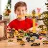 imageJOYIN 2025 Christmas Advent Calendar Engineering Vehicle 24 Days Christmas Countdown Alloy Construction Engineering Vehicle for Kids Vehicles City Construction Cars Xmas Party Favors Supplies