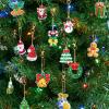 imageJOYIN 2025 Christmas Advent Calendar Gem Painting Kit 24 Days Christmas Countdown DIY Gem Painting Kit Xmas Party Favor Supplies Classroom Prizes Kids Xmas Fun Gifts