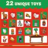 imageJOYIN 2025 Christmas Advent Calendar Nativity Figurine Set Christmas Countdown Nativity Scene Set 24 PCS Xmas Story Christian Religious Advent Calendar