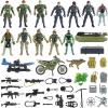 imageJOYIN 2025 Christmas Advent Calendar with Military Army Man 24 Days Countdown Calendar with Soldier Action Figures ampamp Weapons Christmas Army Toys for Boys Kids Party Favors Classroom Prizes Xmas Gift