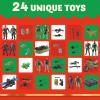 imageJOYIN 2025 Christmas Advent Calendar with Military Army Man 24 Days Countdown Calendar with Soldier Action Figures ampamp Weapons Christmas Army Toys for Boys Kids Party Favors Classroom Prizes Xmas Gift