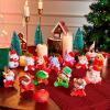 imageJOYIN 2025 Christmas Advent Calendar with Plush 24 Days Countdown Calendar Stuffed Animals Plush with Santa Hats Christmas Party Favor Gifts Xmas Classroom Prizes Toys for Kids Boys Girls