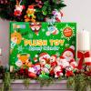 imageJOYIN 2025 Christmas Advent Calendar with Plush 24 Days Countdown Calendar Stuffed Animals Plush with Santa Hats Christmas Party Favor Gifts Xmas Classroom Prizes Toys for Kids Boys Girls