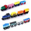 imageJOYIN 2025 Christmas Countdown Advent Calendar with 12 PCS Wooden Train Cars Magnetic Train Sets12 Days Cars Advent Calendar for Boys Kids Christmas Party Favor Classroom Prizes Xmas Gift