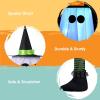 imageJOYIN 236 3PCS Halloween Hanging Ghosts Decorations Outdoor Blue Hanging Light Up Ghost Decor with Witch Hat ampamp Timer Halloween Decorations for Yard Patio Tree Garden Outside Haunted House PartyBlue Ghosts