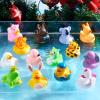 imageJOYIN 24 Days Christmas Advent Calendar 2025 Rubber Ducks for Boys Girls Kids and Toddlers Party Favor Xmas Gifts Halloween Rubber Ducky Bath Toys Kids Xmas Fun Ducks Christmas Countdown