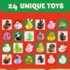 imageJOYIN 24 Days Christmas Advent Calendar 2025 Rubber Ducks for Boys Girls Kids and Toddlers Party Favor Xmas Gifts Halloween Rubber Ducky Bath Toys Kids Xmas Fun Ducks Christmas Countdown