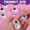 imageJOYIN 24 PCS Halloween Eyeballs Trick or Treat Scary Realistic Eyes Prop Supplies 12 Pair Hollow Plastic Eyeballs for Halloween Party Decoration