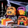 imageJOYIN 24 PCS Halloween Treat Boxes Candy Boxes House Cardboard Goodie Bags Cookies Candy Bags for Kids Children Trick or Treat Holiday Pastries Cupcakes Party Favor Supplies Decoration