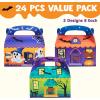 imageJOYIN 24 PCS Halloween Treat Boxes Cookie Boxes House Cardboard for Treat Candy Bags Cookies Goodie Bags 6quotx6quotx35quot Trick or Treat for Kids Children Halloween Party Favor Supplies