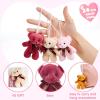 imageJOYIN 24 Packs Valentines Day Heart Cards with Plush Toy Party Favors Mini Stuffed Animal Plush Toys for Valentines Day Gifts Kids Classroom School Exchange Prize brown bear