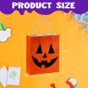 imageJOYIN 24 Pcs Halloween Colorful Paper Gift Bags with Handles for TrickorTreating Halloween Candy Goodie Bags for Party Favors and Supplies24 Count Pack of 1