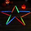 imageJOYIN 24 Pcs Halloween Glow Stick Hanging Wands in 8 Different Pattern Designs and 6 Colors for Kids Party Favors Halloween Party Supplies Glow in the Dark Goodies Bags Fillers Non Candy Treats