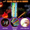 imageJOYIN 24 Pcs Halloween Glow Stick Hanging Wands in 8 Different Pattern Designs and 6 Colors for Kids Party Favors Halloween Party Supplies Glow in the Dark Goodies Bags Fillers Non Candy Treats