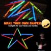 imageJOYIN 24 Pcs Halloween Glow Stick Hanging Wands in 8 Different Pattern Designs and 6 Colors for Kids Party Favors Halloween Party Supplies Glow in the Dark Goodies Bags Fillers Non Candy Treats