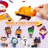imageJOYIN 24 Pcs Halloween Make a Face Stickers Party Favor for Kids Art Crafts Party Supplies Funny Decorating Stickers with 8 Designs Halloween Treats Classroom Activities Games Gift Goodies