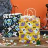 imageJOYIN 24 Pcs Halloween Paper Goodie Bags with Handles in 6 designs for Halloween Trick or Treat Colorful Candy Bags for Party Favor Party Supplies