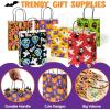 imageJOYIN 24 Pcs Halloween Paper Goodie Bags with Handles in 6 designs for Halloween Trick or Treat Colorful Candy Bags for Party Favor Party Supplies