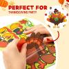 imageJOYIN 24 Pcs Thanksgiving Make A Face Sticker Decoration Make Your Own Arts ampamp Crafts Turkey Stickers Thanksgiving Decoration Craft Kit for Kids School Activities Party Favor Supplies