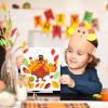 imageJOYIN 24 Pcs Thanksgiving Make A Face Sticker Decoration Make Your Own Arts ampamp Crafts Turkey Stickers Thanksgiving Decoration Craft Kit for Kids School Activities Party Favor Supplies