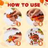 imageJOYIN 24 Pcs Thanksgiving Make A Face Sticker Decoration Make Your Own Arts ampamp Crafts Turkey Stickers Thanksgiving Decoration Craft Kit for Kids School Activities Party Favor Supplies