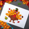 imageJOYIN 24 Pcs Thanksgiving Make A Face Sticker Decoration Make Your Own Arts ampamp Crafts Turkey Stickers Thanksgiving Decoration Craft Kit for Kids School Activities Party Favor Supplies